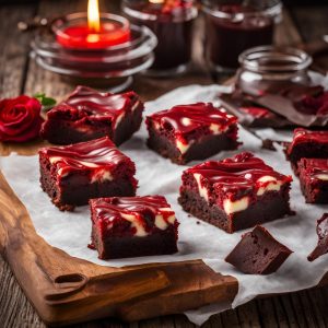 Red Velvet Cheesecake Brownies