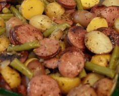 Sausage Green Bean Potato Casserole