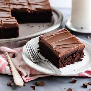 The best chocolate sheet cake