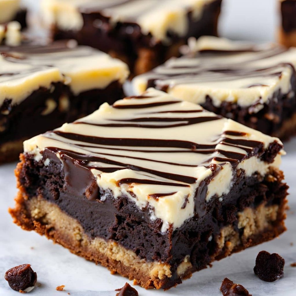 Cream cheese Brownies Cheesecake Brownies