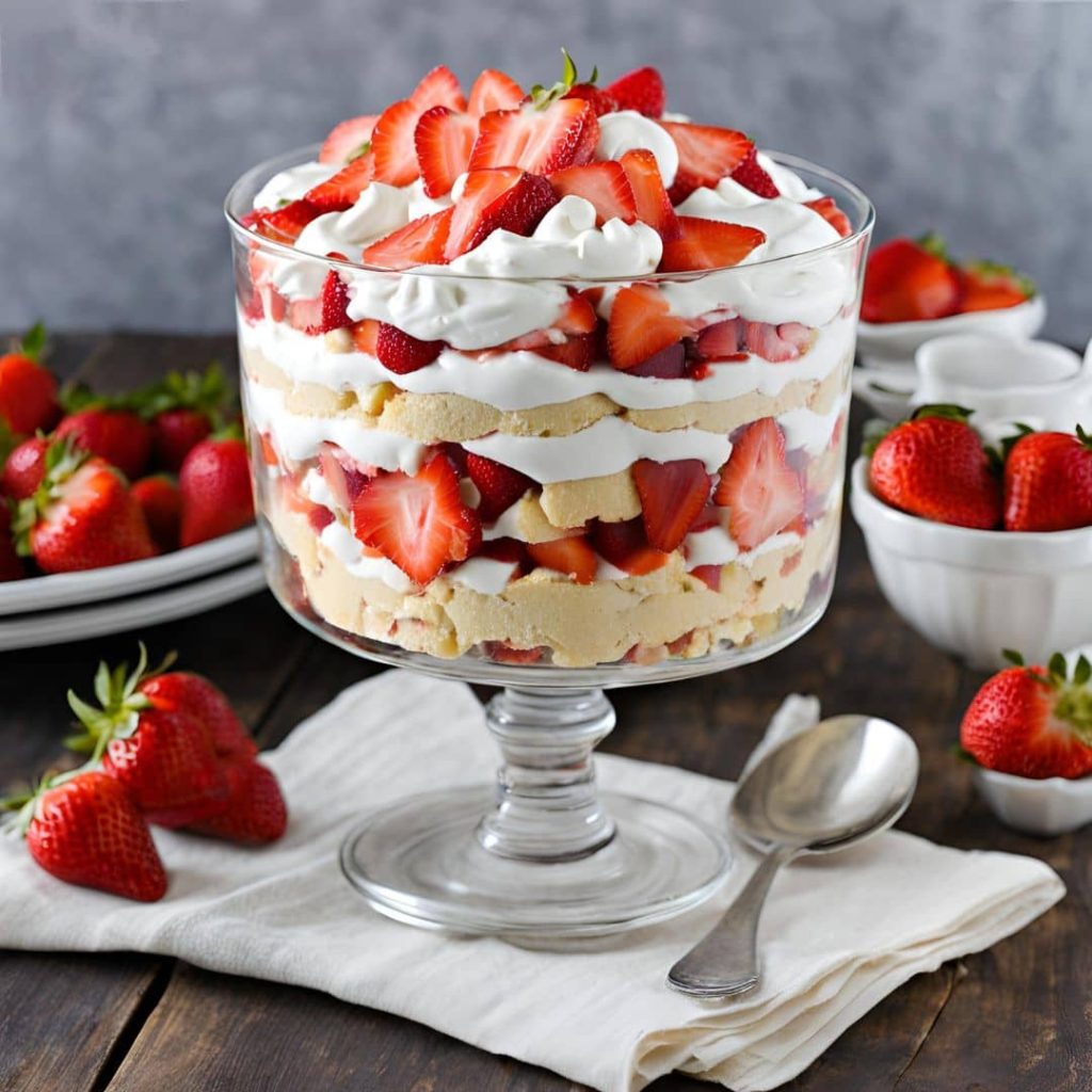 Strawberry Shortcake Trifle