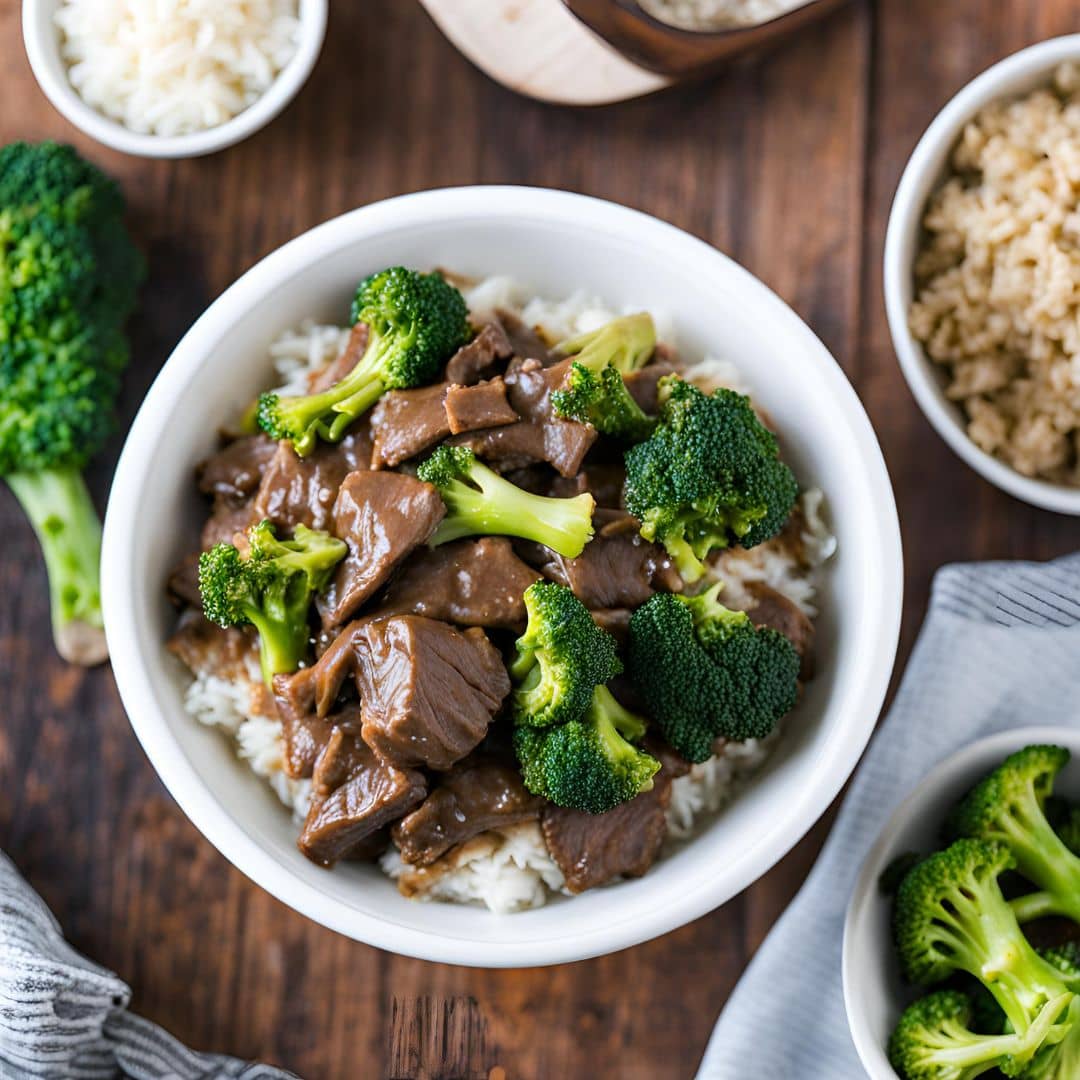 SLOW COOKER BEEF AND BROCCOLI