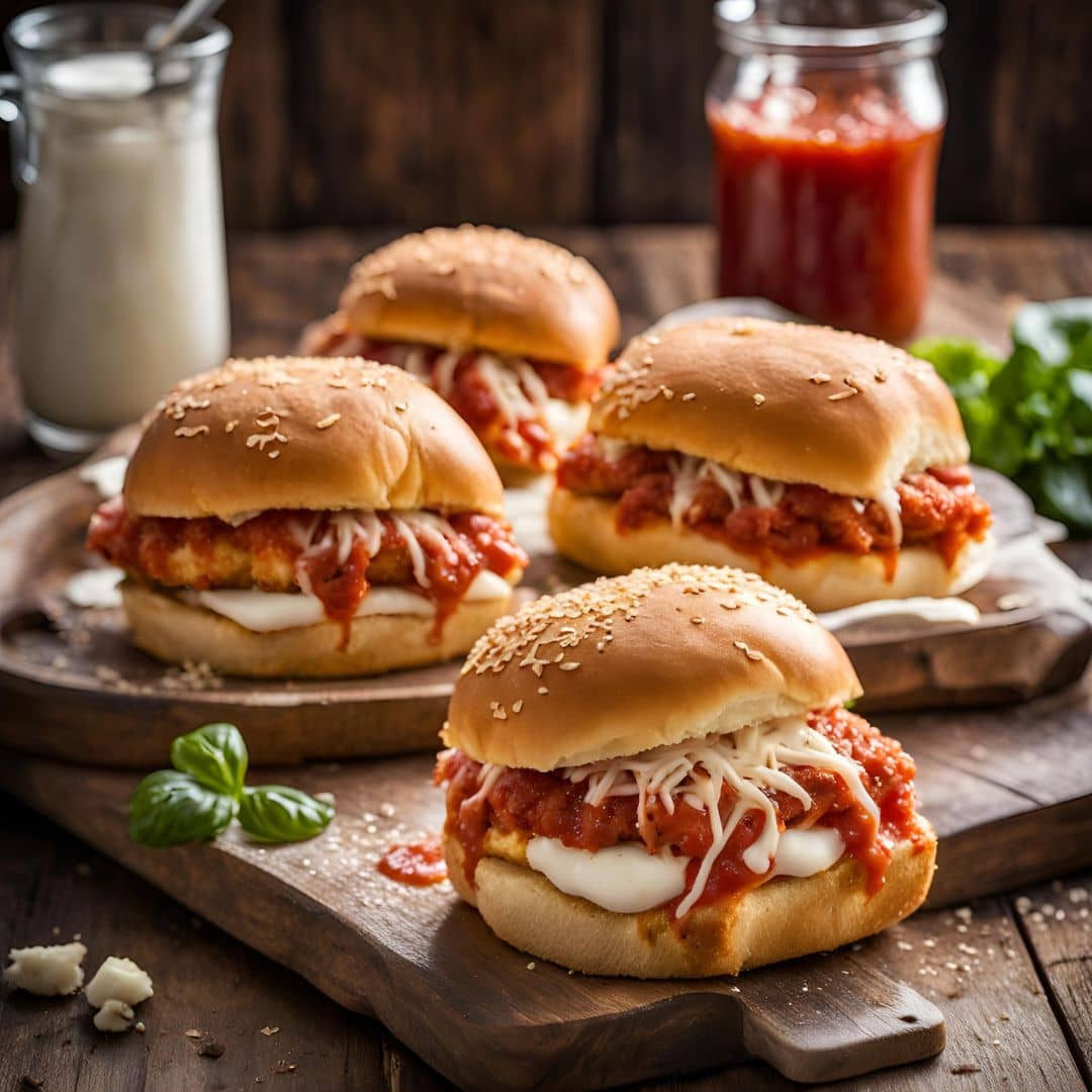 chicken parmesan sliders