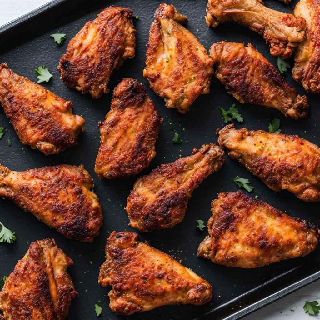 Crispy Dry Rub Chicken Wings